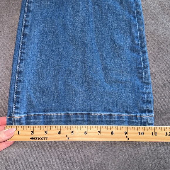 American Eagle Super High Rise Flare Jeans Womens 4 R Regular Stretch Y2K Style - Picture 15 of 15